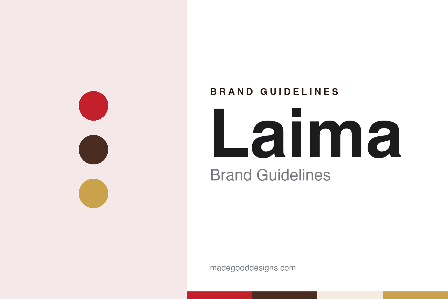 Laima brand guidelines — abstract colour discs and material texture (original homage; not a Laima product or logo)