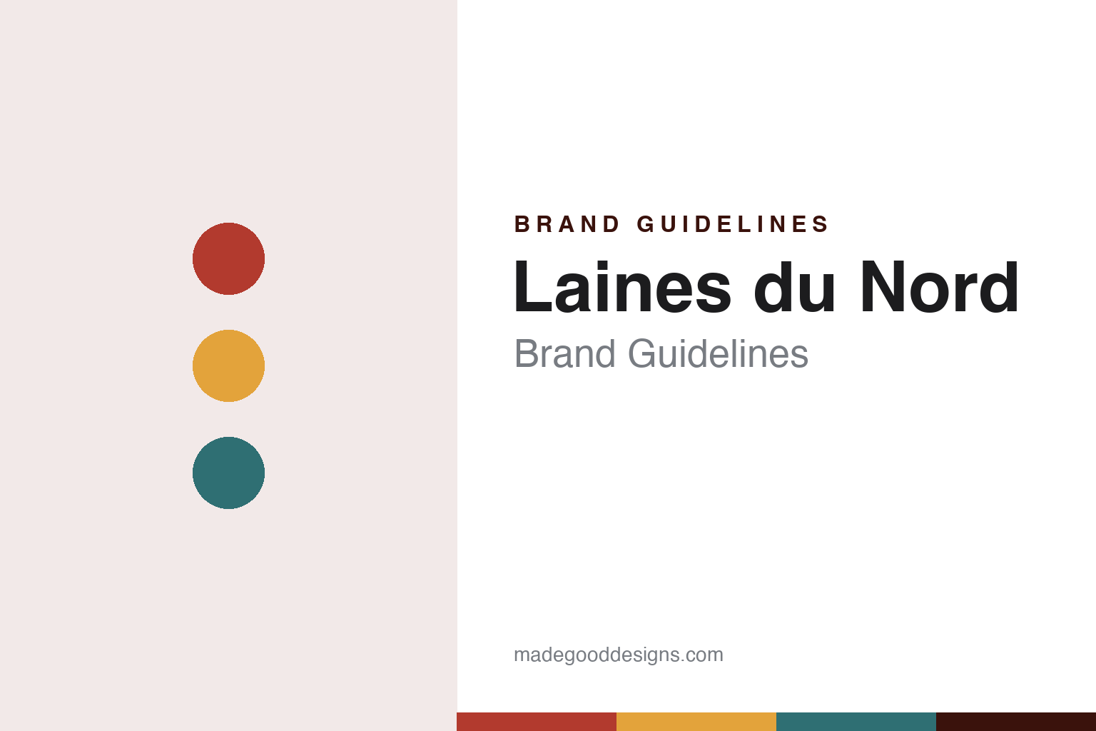 Laines du Nord Brand Guidelines: The Piedmont Yarn Maker With a French Name