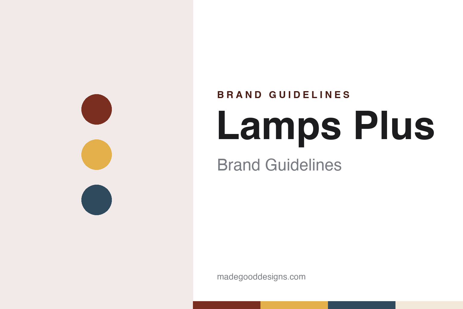 Lamps Plus Brand Guidelines: A Los Angeles Lighting Retailer Founded in 1976
