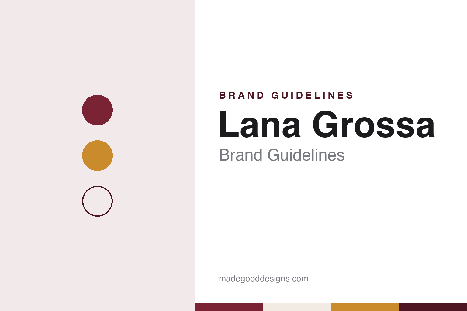 Lana Grossa brand guidelines — abstract colour discs and material texture (original homage; not a Lana Grossa product or logo)