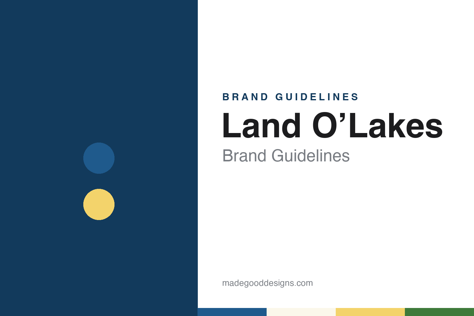 Land O’Lakes Brand Guidelines: The Minnesota Butter Co-op Named by a Contest