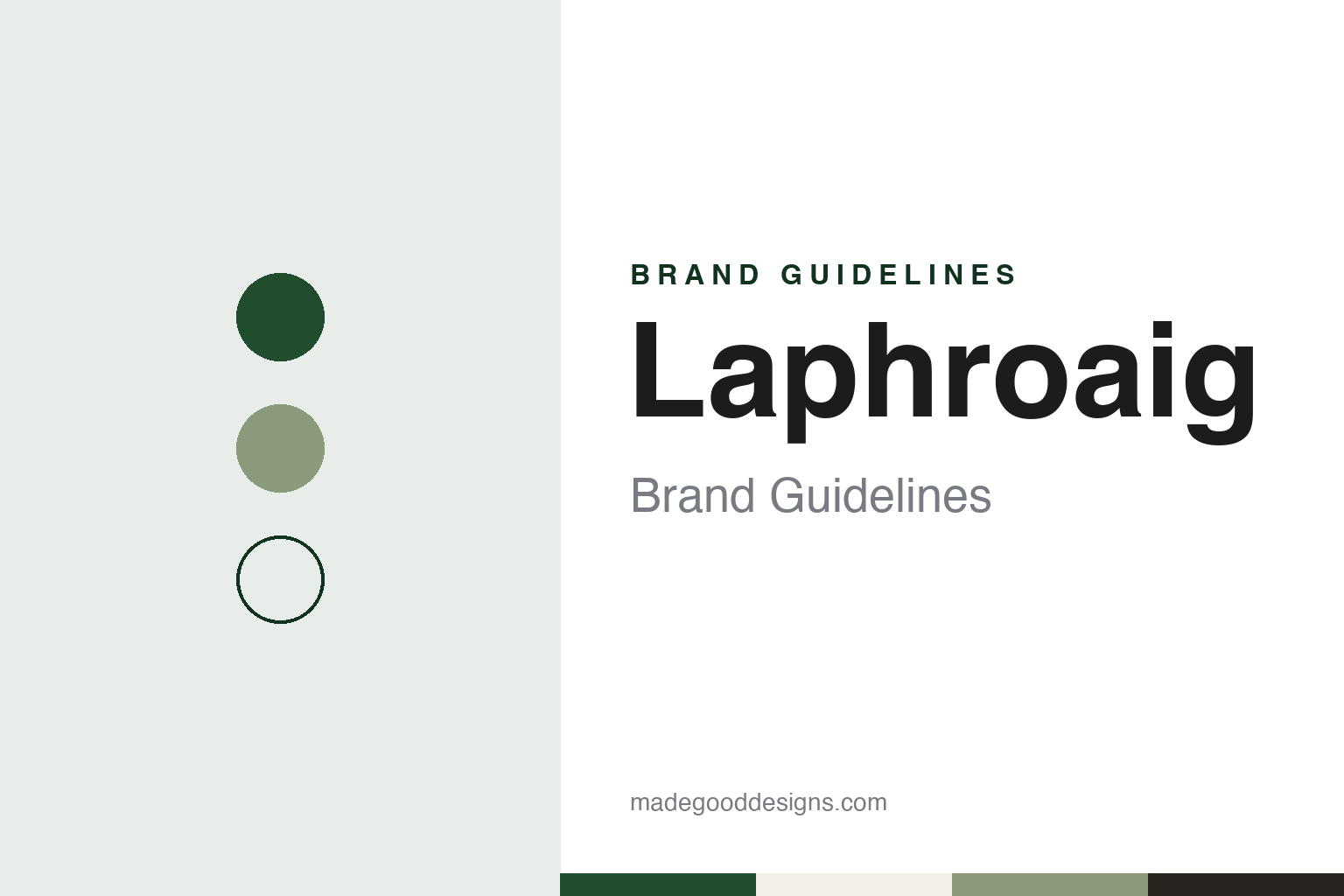 Laphroaig Brand Guidelines: The Islay Malt Founded by the Johnston Brothers in 1815