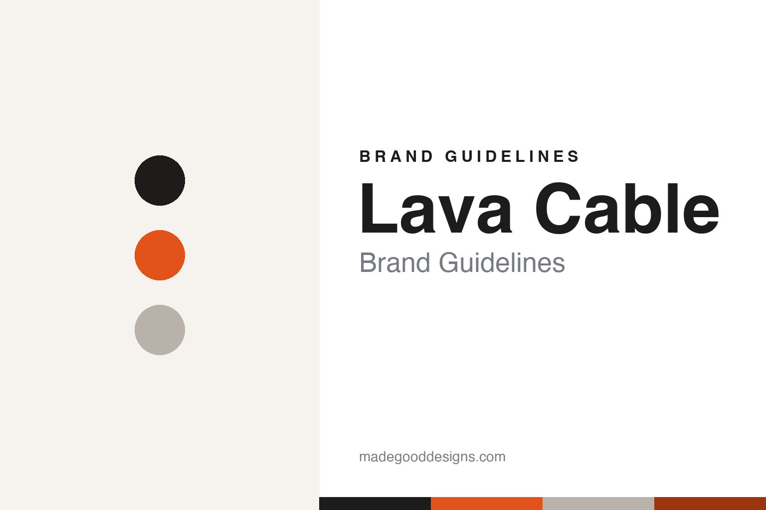 Lava Cable Brand Guidelines: The Soldier-Founded Cable Brand Behind the Tightrope Pedalboard Kit