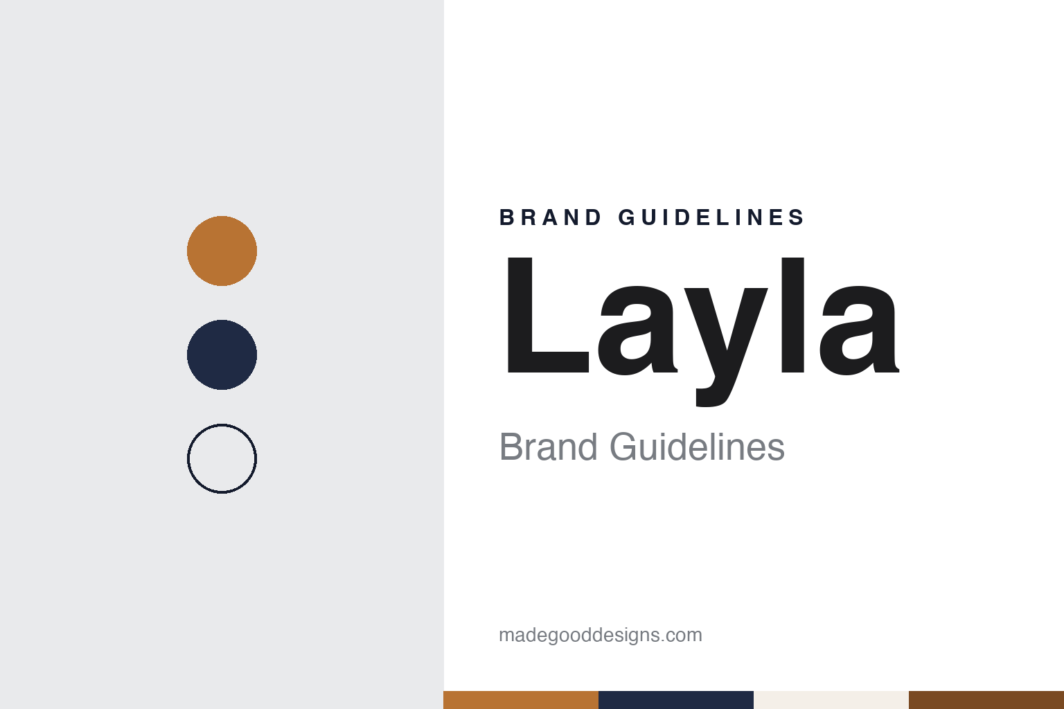 Layla brand guidelines — abstract colour discs and material texture (original homage; not a Layla product or logo)