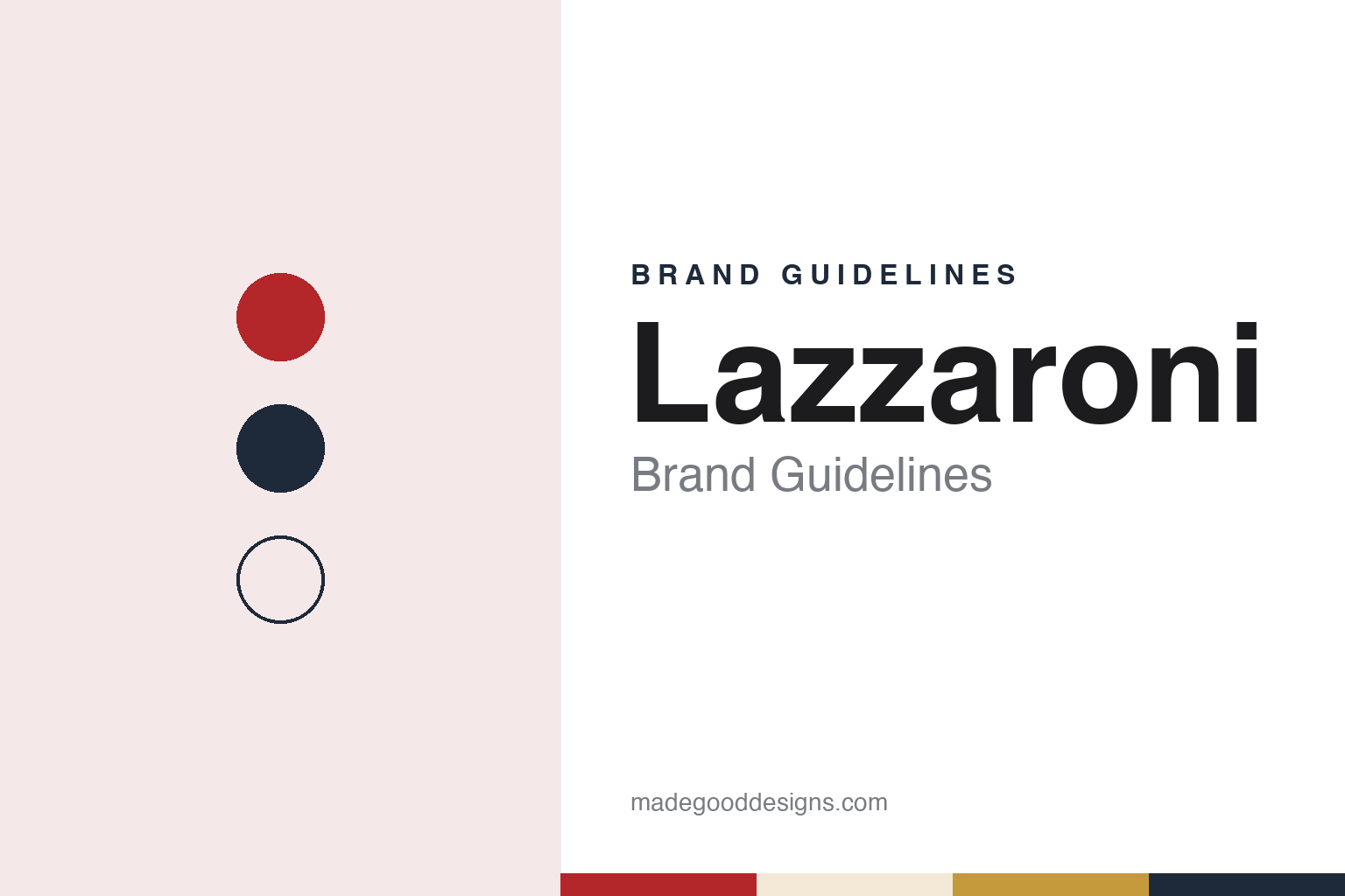 Lazzaroni Brand Guidelines: The Saronno Amaretti House With a Steamship on Every Pack