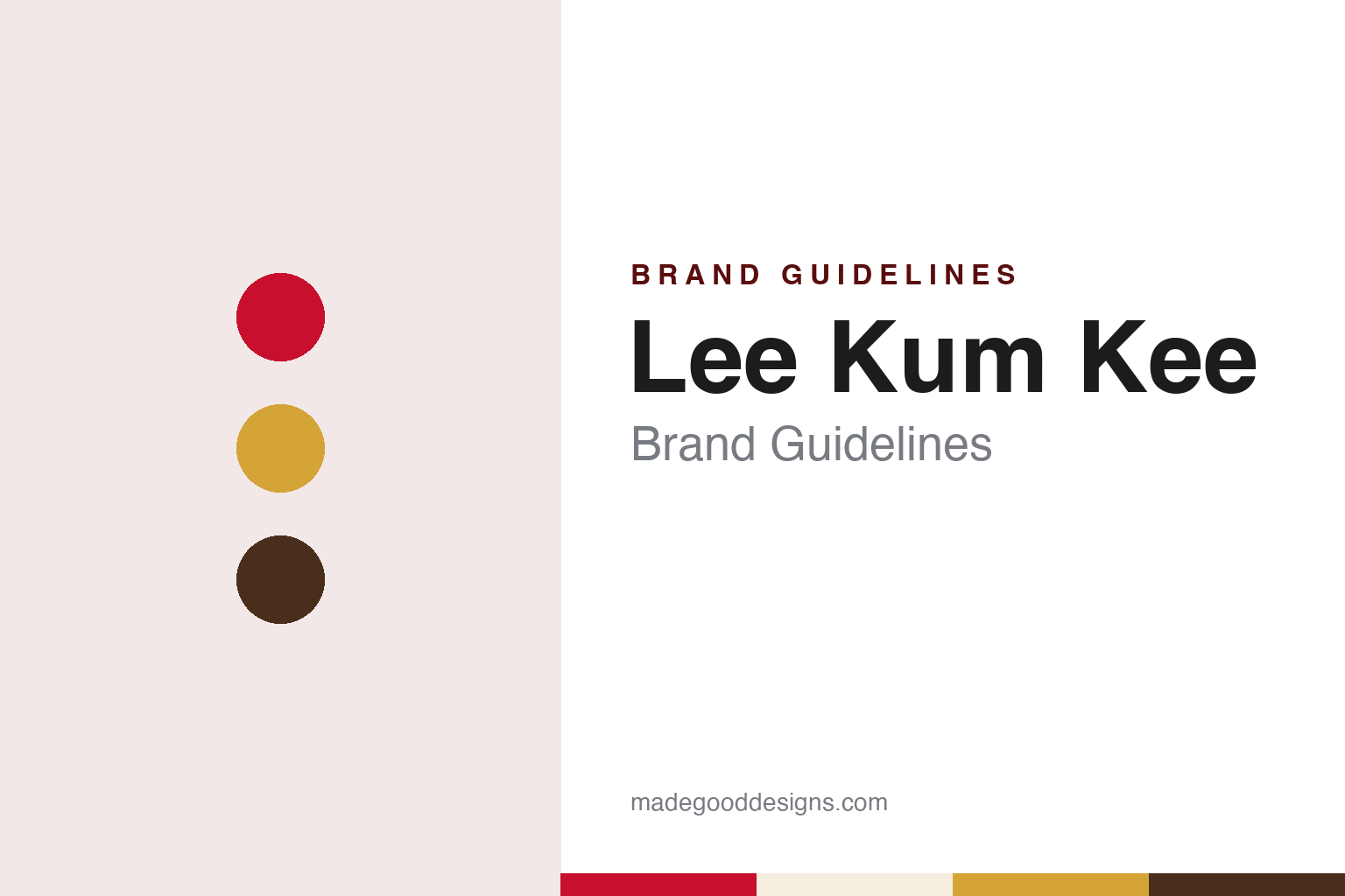 Lee Kum Kee Brand Guidelines: The Oyster Sauce House of 1888