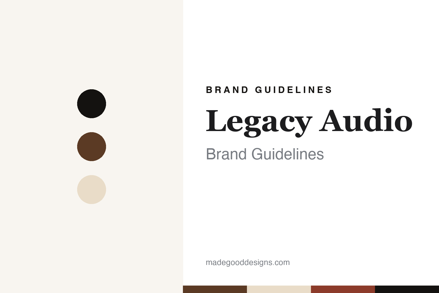 Legacy Audio Brand Guidelines: The Springfield Speaker Maker That Began as Reel To Real