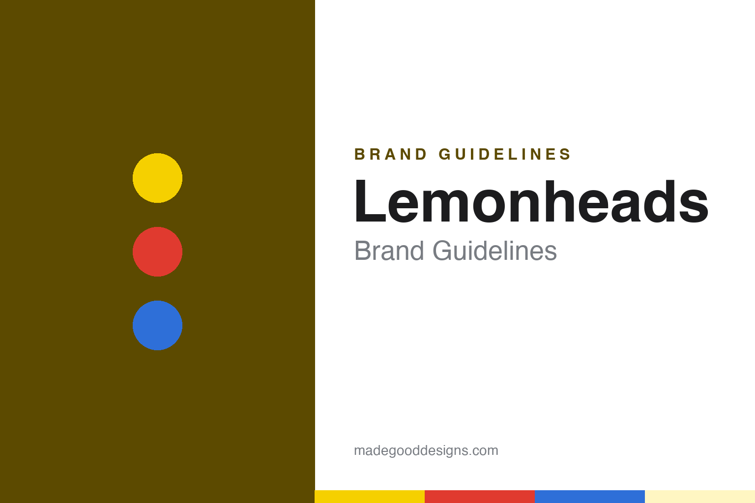 Lemonheads brand guidelines — abstract colour discs and material texture (original homage; not a Lemonheads product or logo)