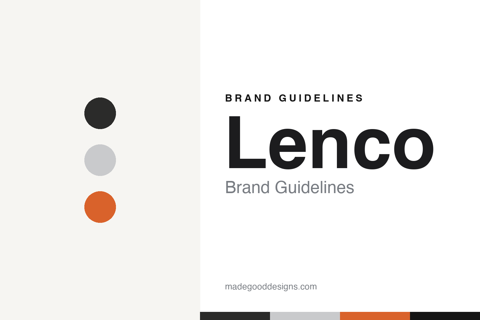 Lenco brand guidelines — abstract colour discs and material texture (original homage; not a Lenco product or logo)