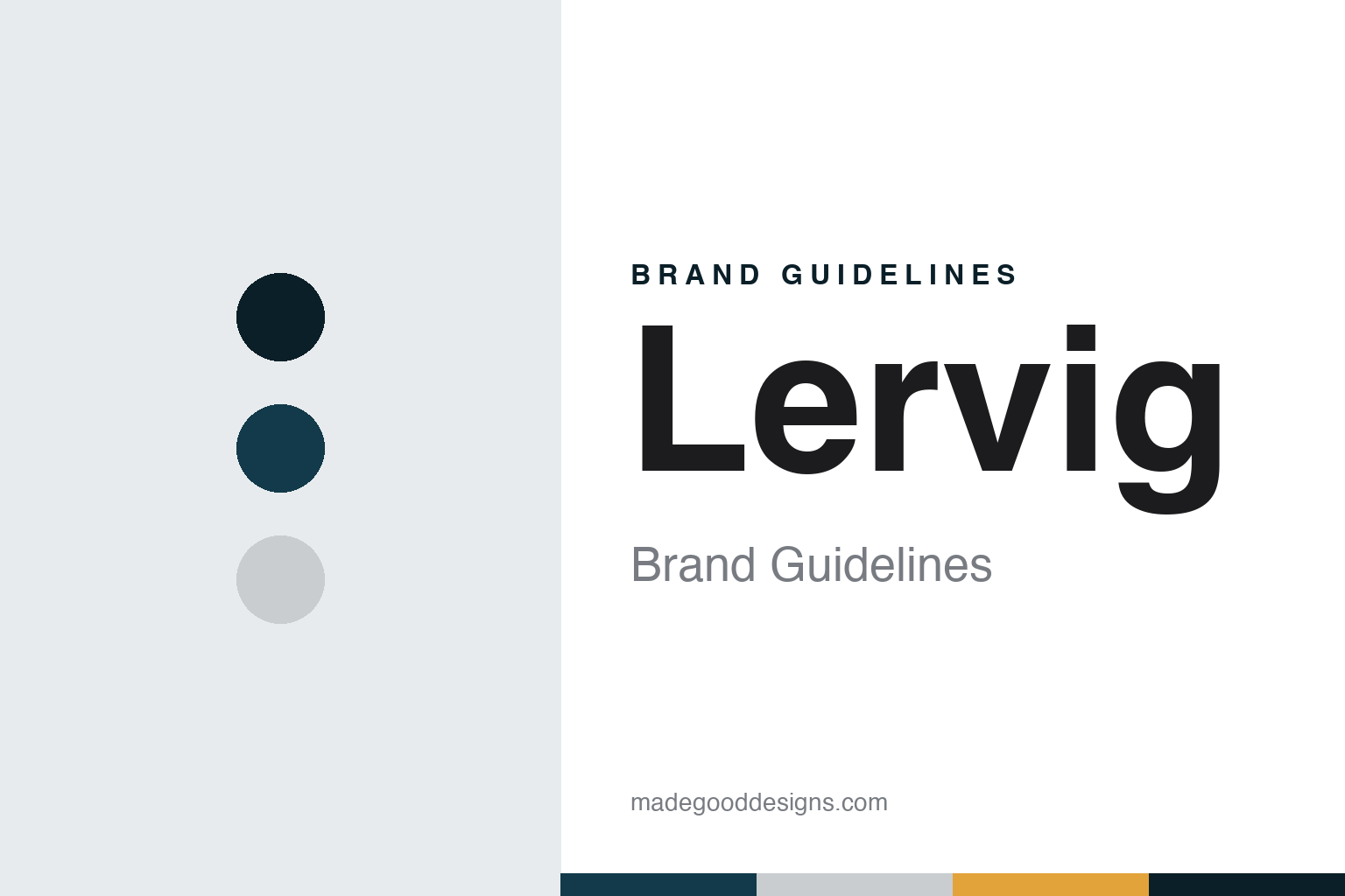 Lervig Brand Guidelines: The Stavanger Brewery Built After Tou Closed