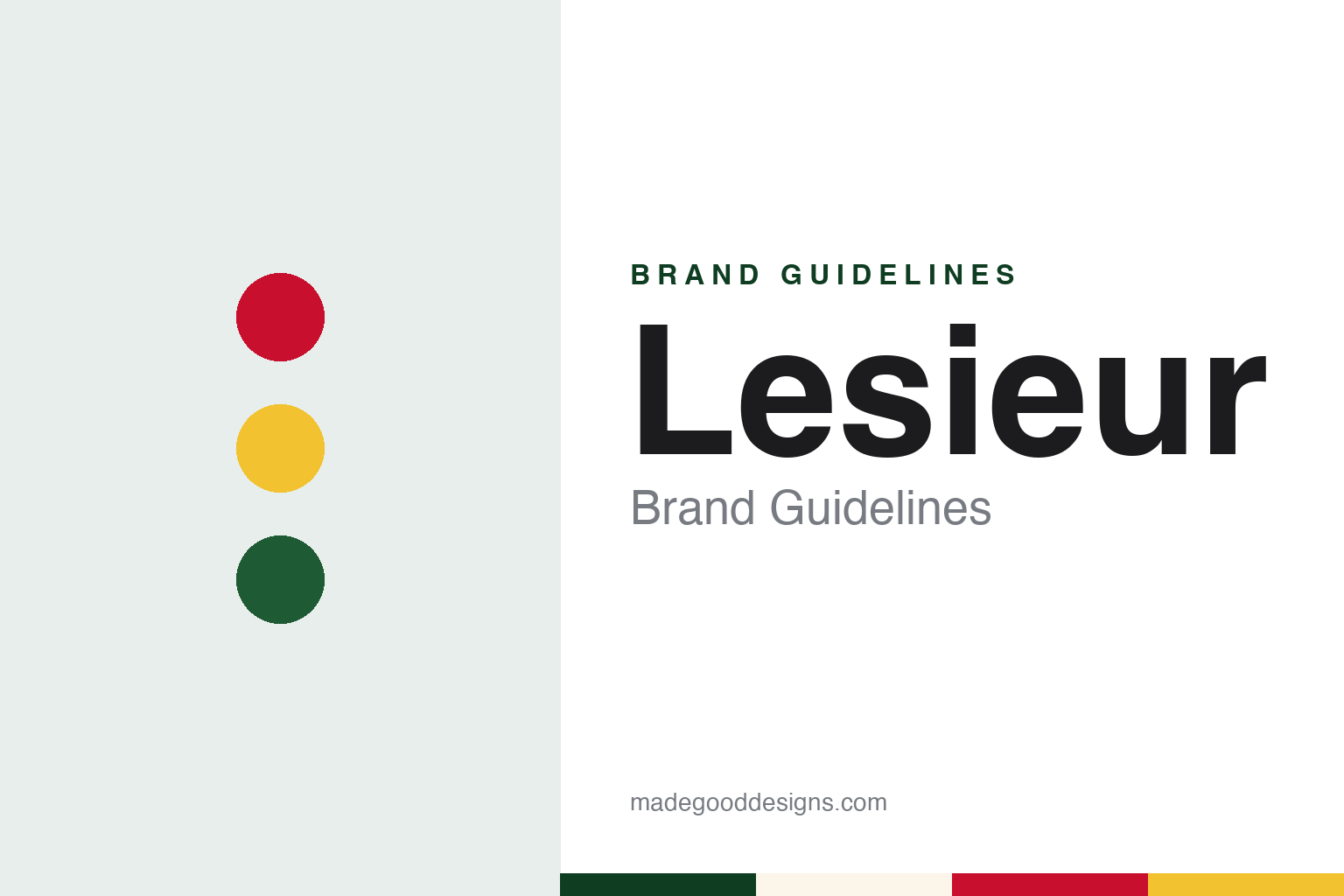 Lesieur brand guidelines — abstract colour discs and material texture (original homage; not a Lesieur product or logo)