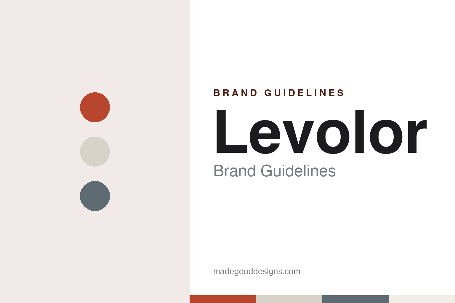 Levolor Brand Guidelines: H. K. Lorentzen’s Blind Maker, Hunter Douglas-Owned
