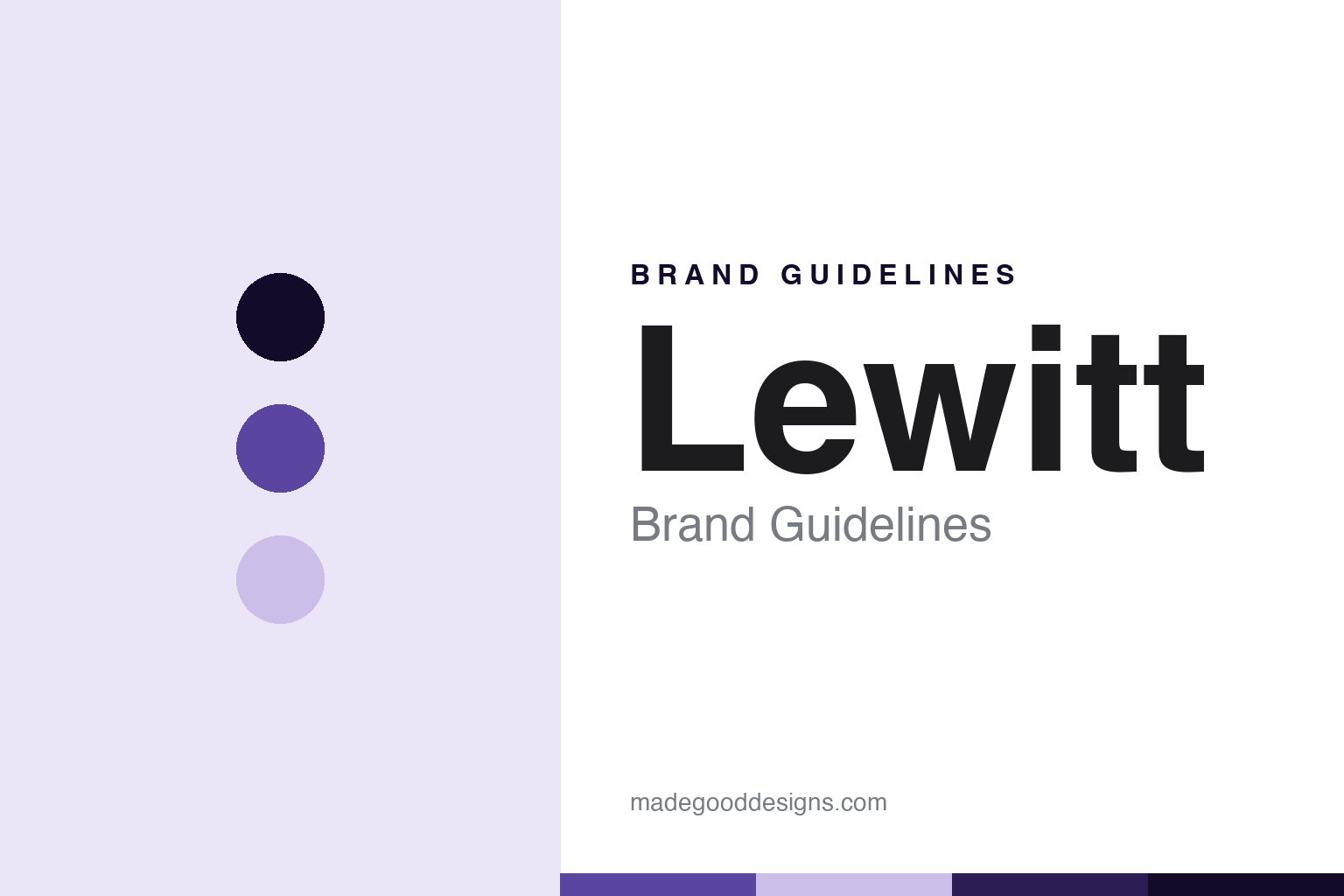 Lewitt Brand Guidelines: The AKG-Descended Modern