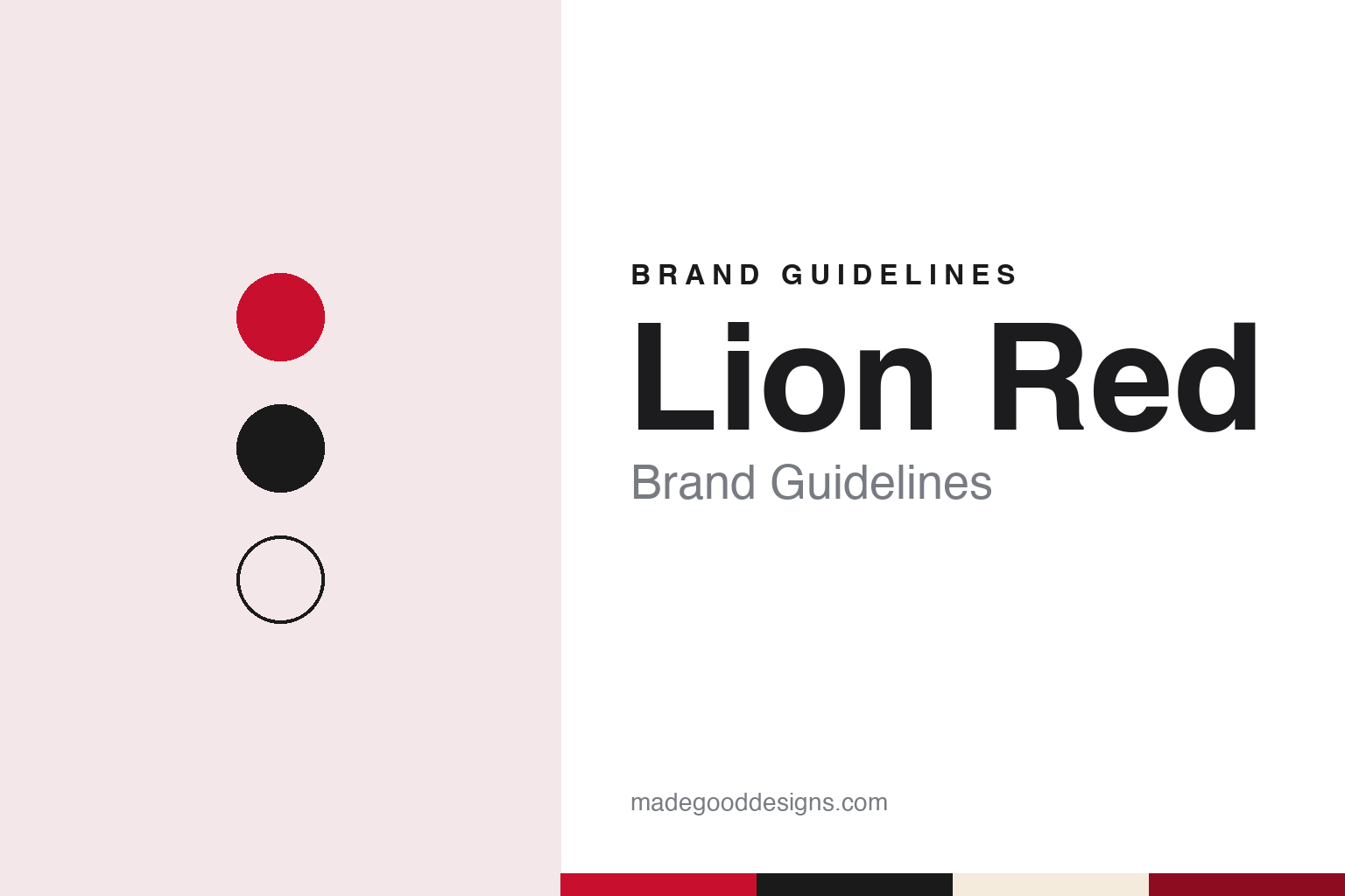 Lion Red Brand Guidelines: The Auckland Pale Ale Its Drinkers Named After a Colour