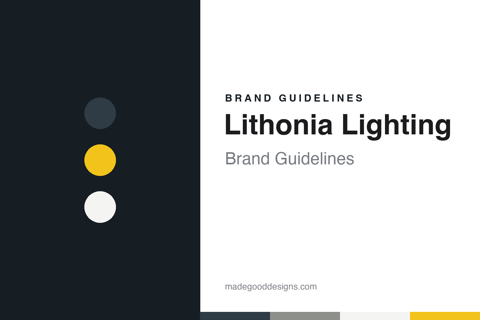 Lithonia Lighting brand guidelines — abstract colour discs and material texture (original homage; not a Lithonia Lighting product or logo)