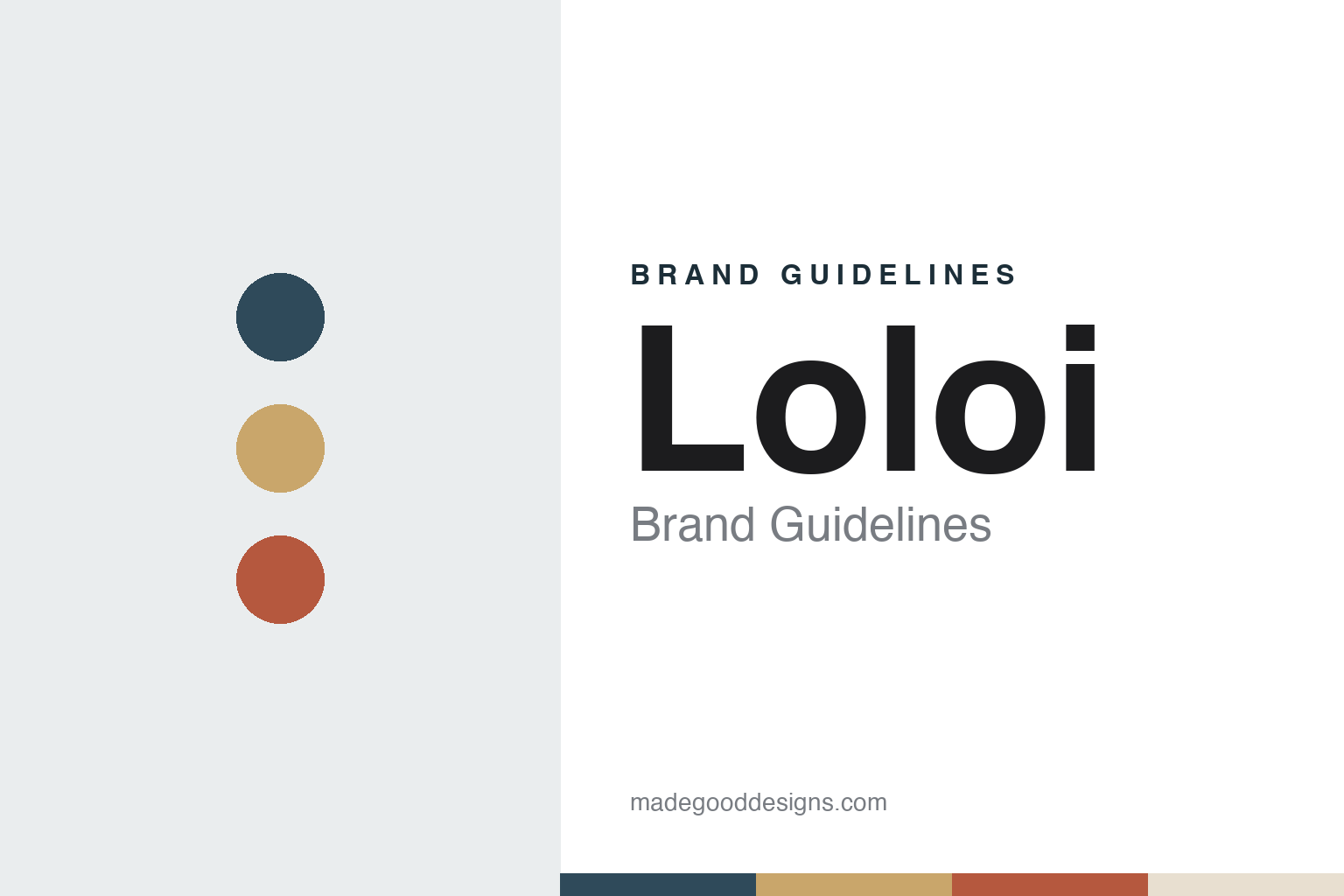 Loloi brand guidelines — abstract colour discs and material texture (original homage; not a Loloi product or logo)