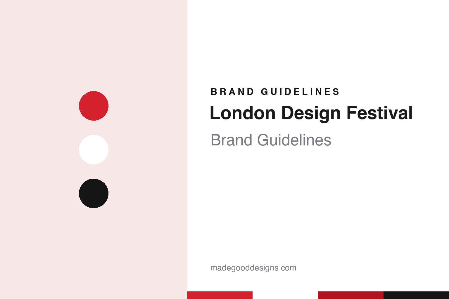 London Design Festival Brand Guidelines: A 2003 Festival, a Frost Logo and Pentagram Red