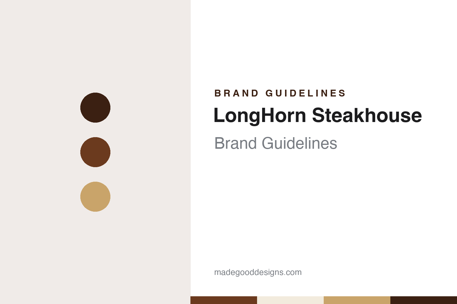 LongHorn Steakhouse Brand Guidelines: The Atlanta Saloon of 1981