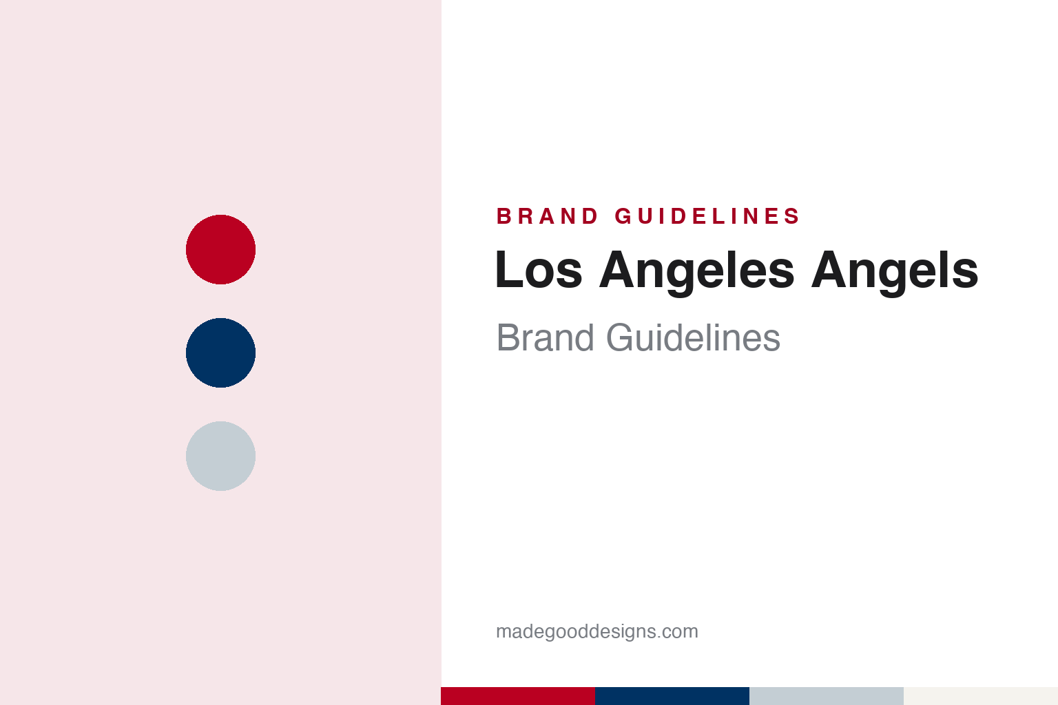 Los Angeles Angels Brand Guidelines: A Minor-League Name, a Cowboy Owner & the Halo on the A