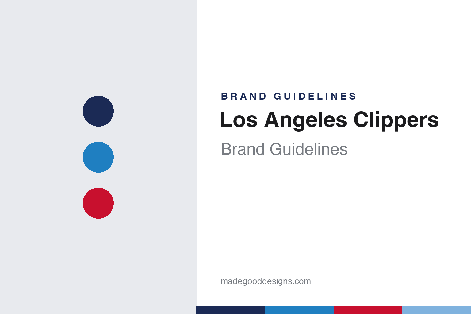 Los Angeles Clippers Brand Guidelines: Three Sails, a Compass Ball and a Ship-Shaped C