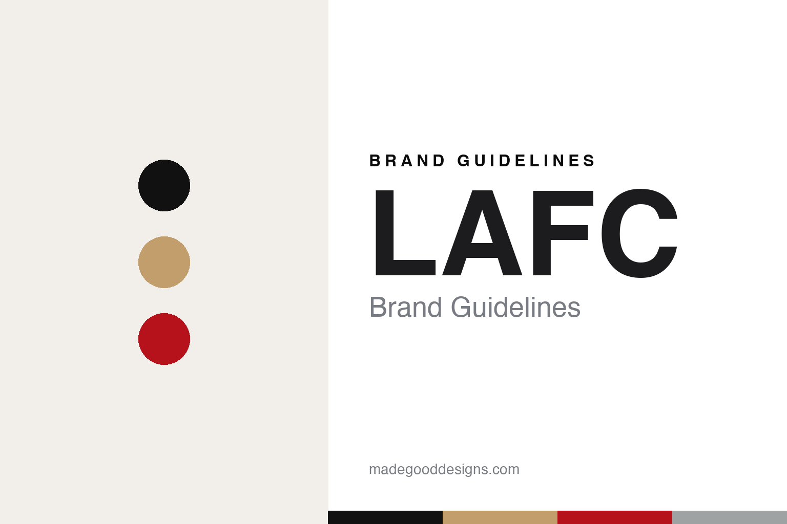 LAFC brand guidelines — abstract colour discs and material texture (original homage; not a LAFC product or logo)