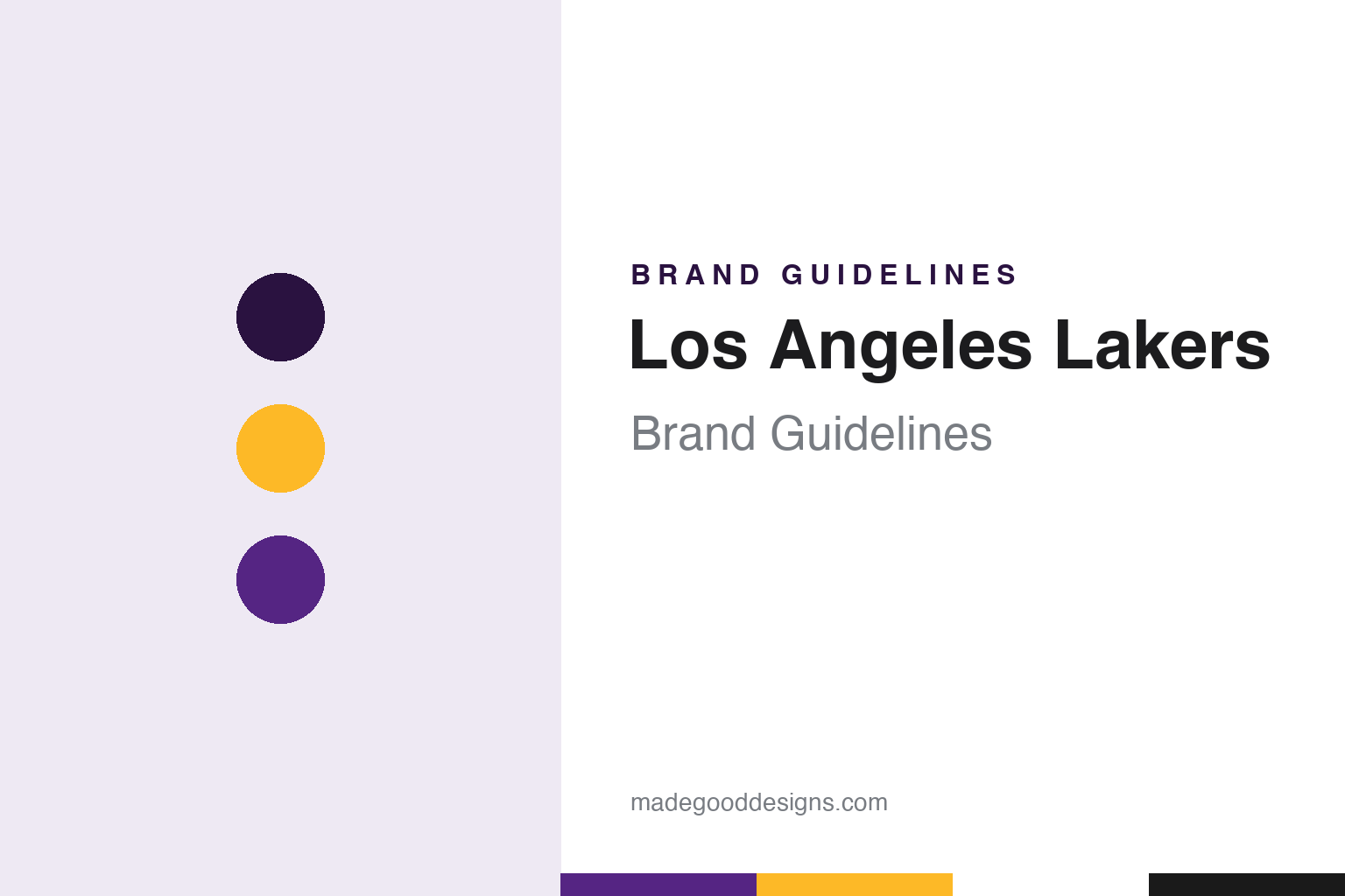 Los Angeles Lakers Brand Guidelines: A Minnesota Name and Jack Kent Cooke’s Forum Blue and Gold