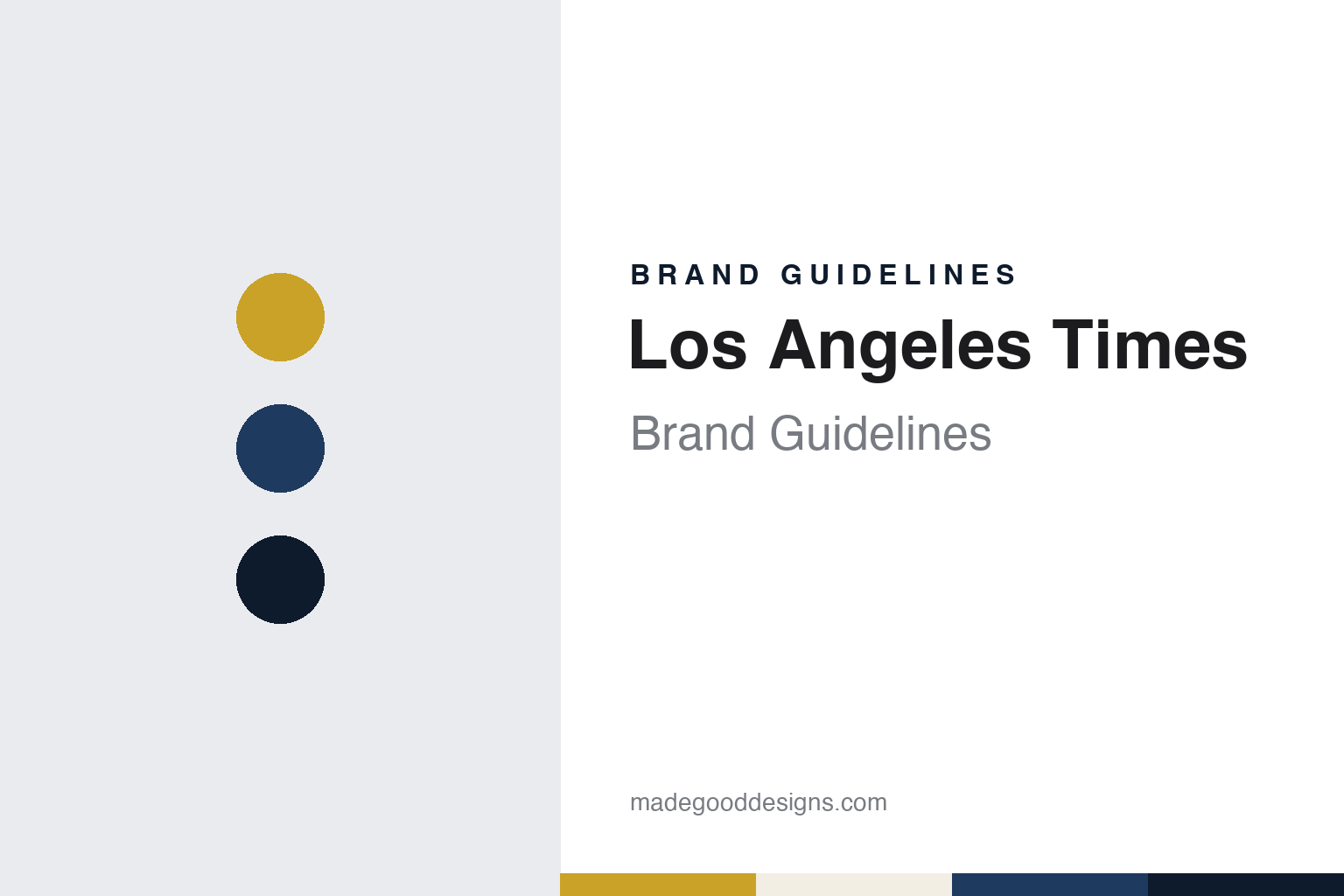 Los Angeles Times Brand Guidelines: An 1881 Daily, the Chandlers and a 2008 Nameplate