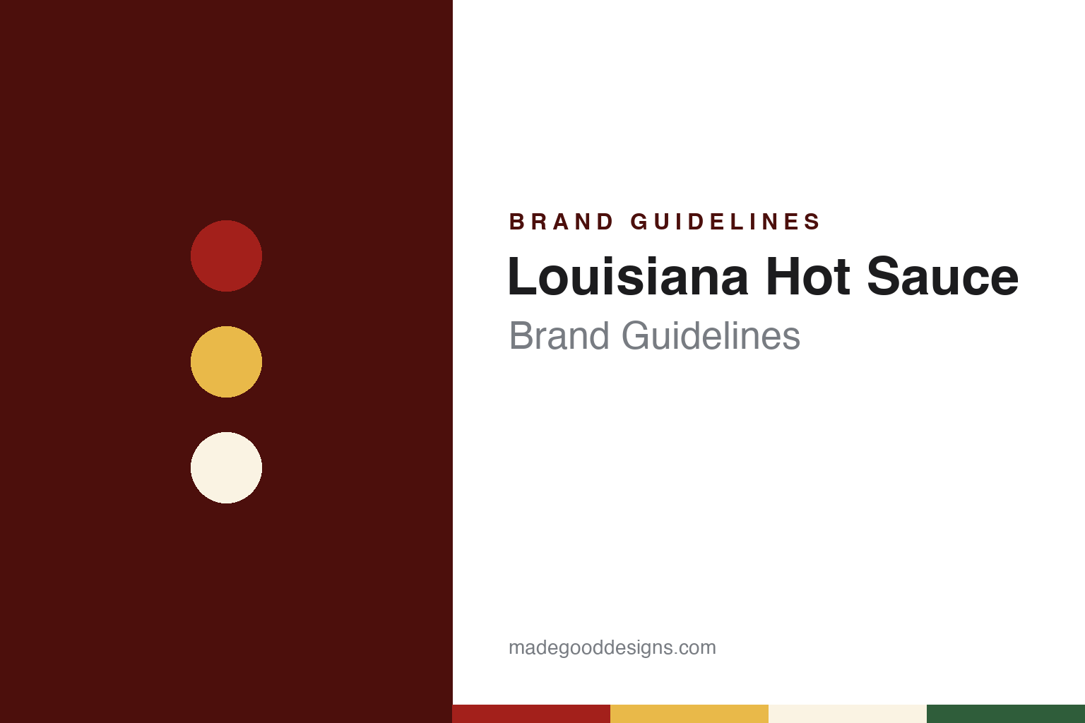 Louisiana Hot Sauce Brand Guidelines: A New Iberia Pepper Sauce and “The Original” Label