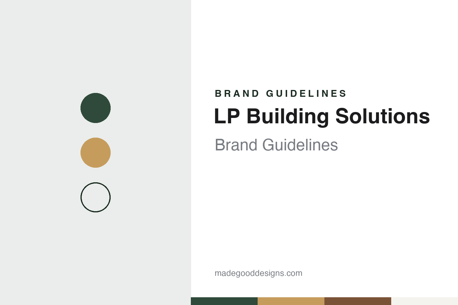 LP Building Solutions Brand Guidelines: Louisiana-Pacific, OSB and SmartSide