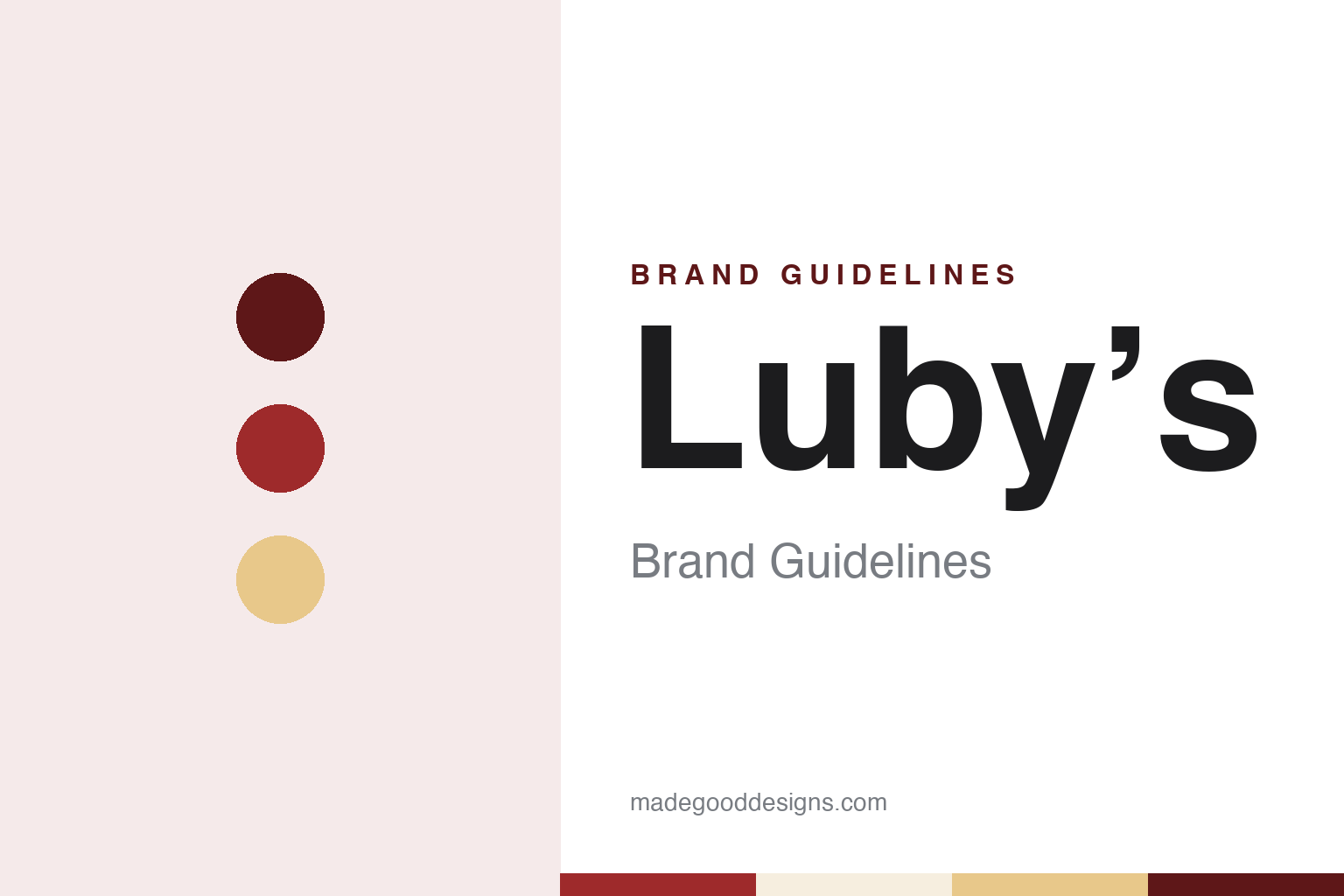 Luby’s Brand Guidelines: A 1947 San Antonio Cafeteria Named for Bob Luby