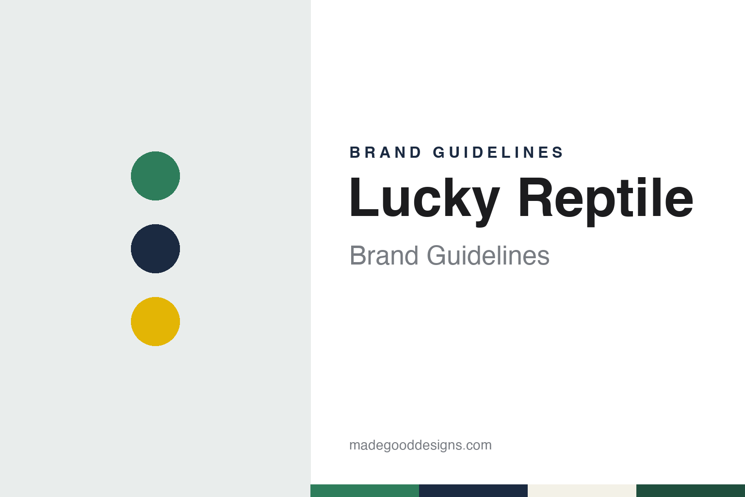 Lucky Reptile Brand Guidelines: The Hoch Family’s Terrarium Brand From Waldkirch