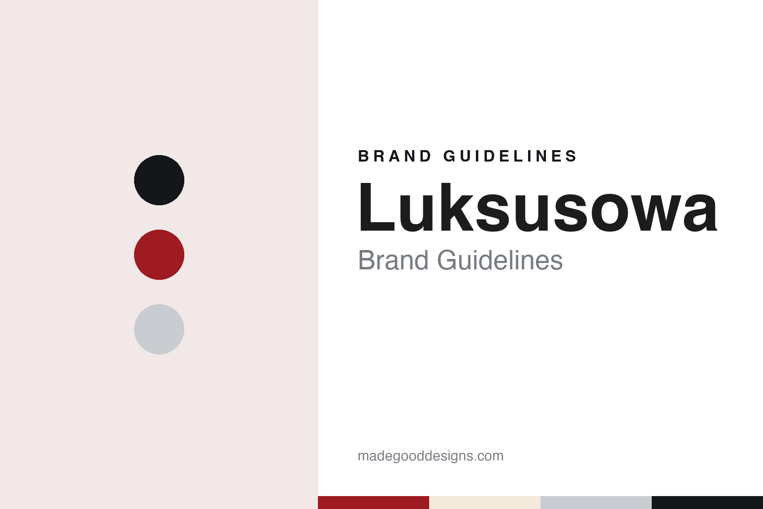 Luksusowa Brand Guidelines: The 1928 Polish Potato Vodka Made in Zielona Góra