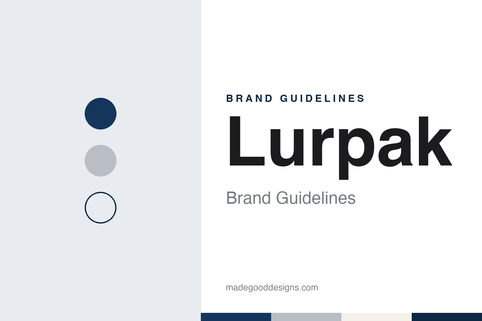 Lurpak brand guidelines — abstract colour discs and material texture (original homage; not a Lurpak product or logo)