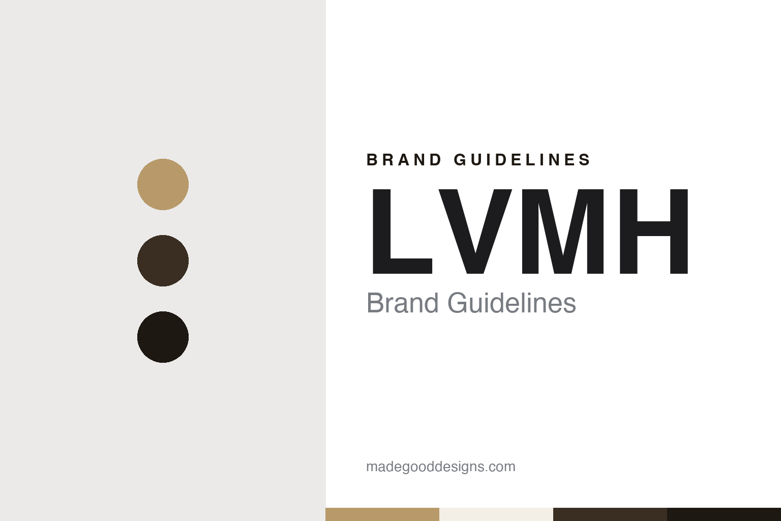 LVMH brand guidelines — abstract colour discs and material texture (original homage; not a LVMH product or logo)