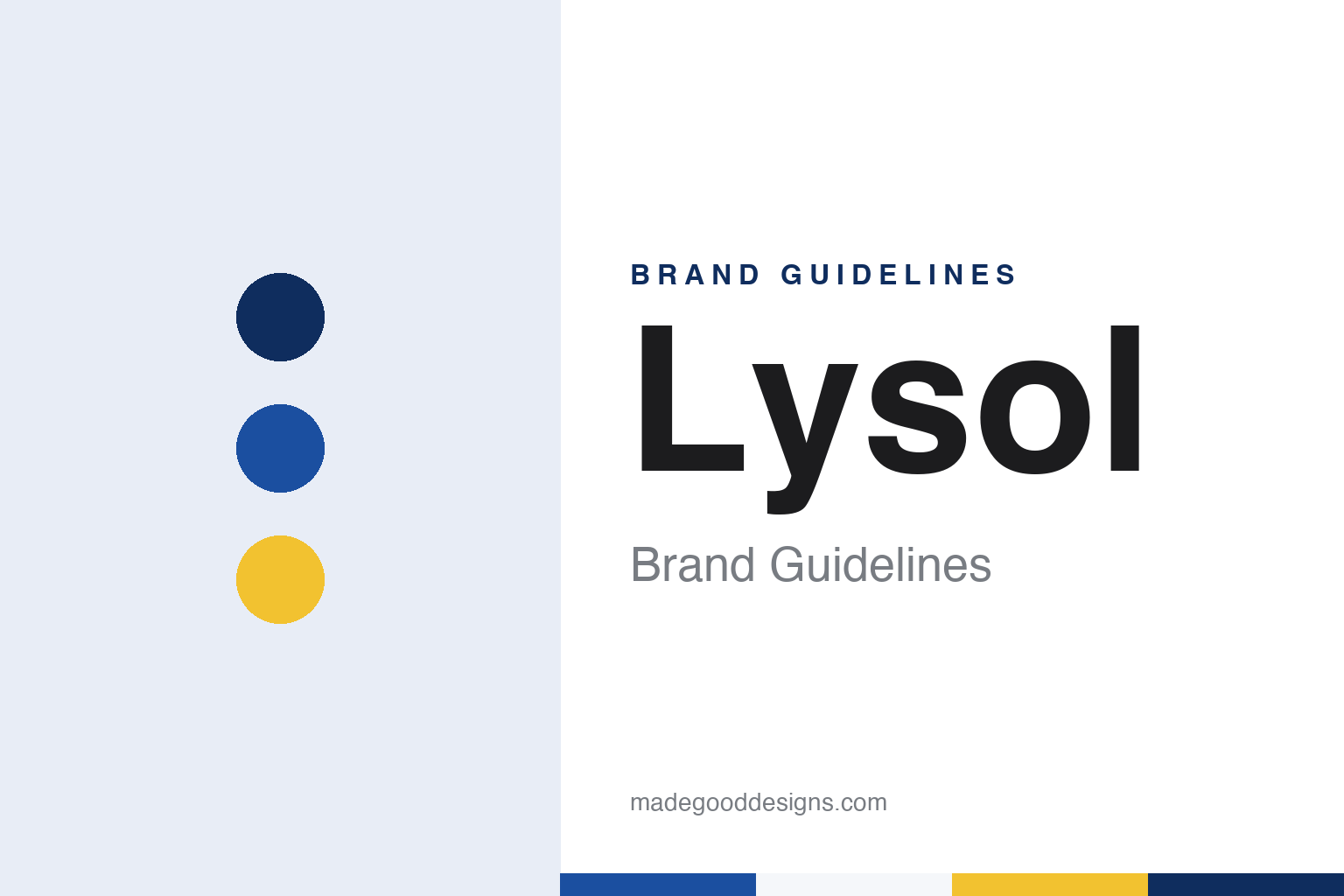 Lysol brand guidelines — abstract colour discs and material texture (original homage; not a Lysol product or logo)