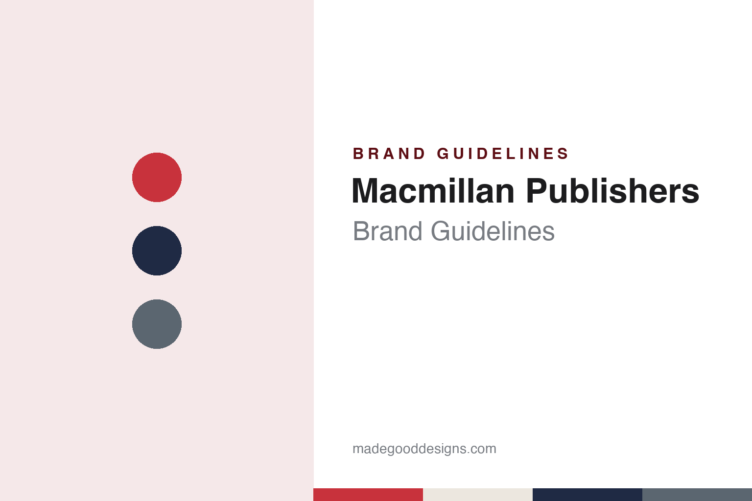 Macmillan Publishers brand guidelines — abstract colour discs and material texture (original homage; not a Macmillan Publishers product or logo)