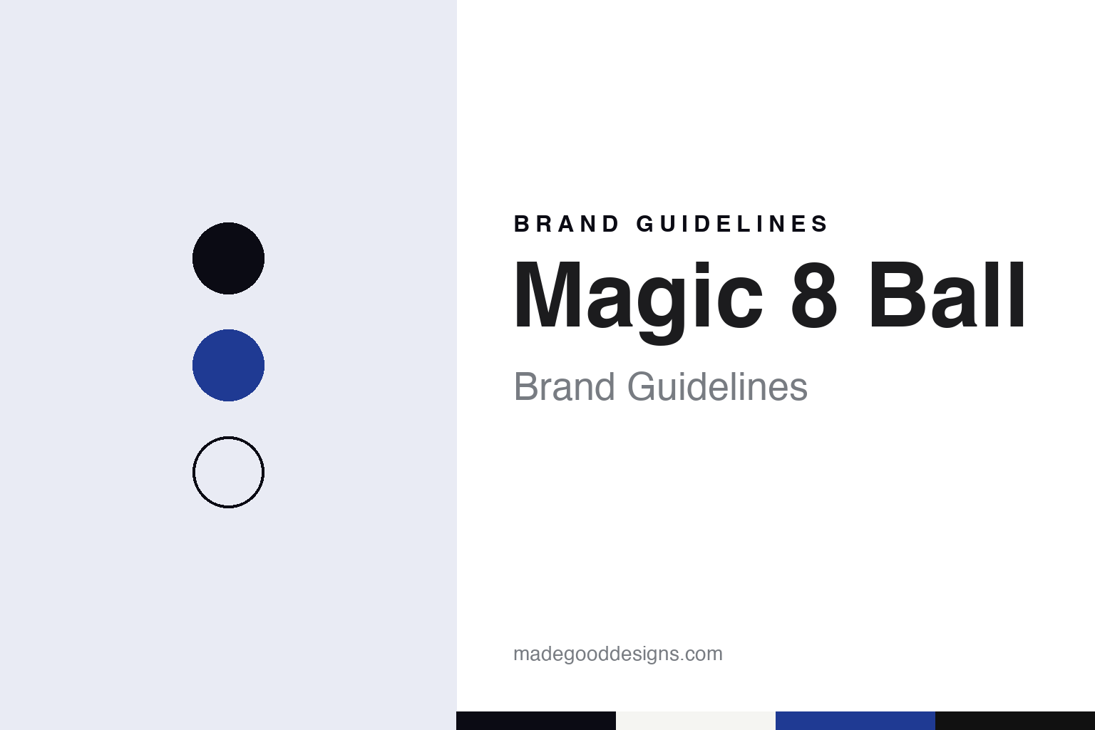 Magic 8 Ball Brand Guidelines: A Cincinnati Novelty in a Billiard Ball, Owned by Mattel Since 1997