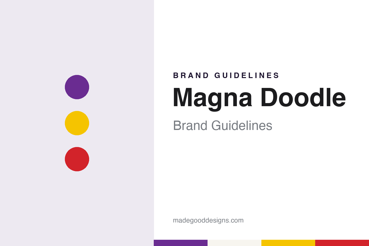 Magna Doodle Brand Guidelines: A Pilot Pen Panel in a Toy