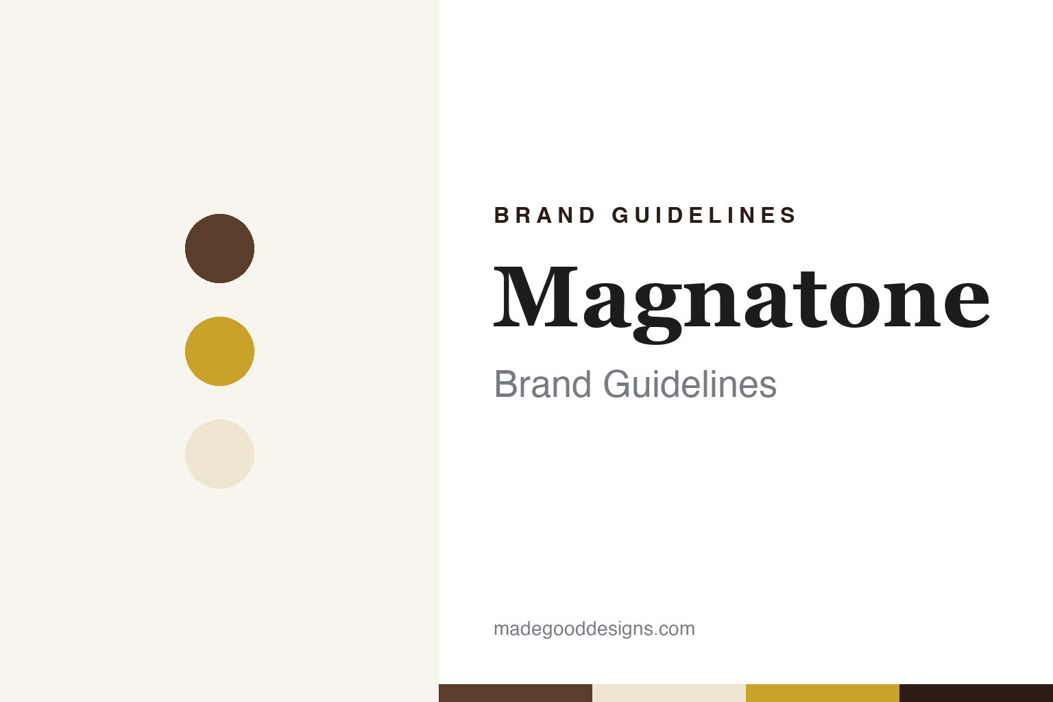 Magnatone brand guidelines — abstract colour discs and material texture (original homage; not a Magnatone product or logo)