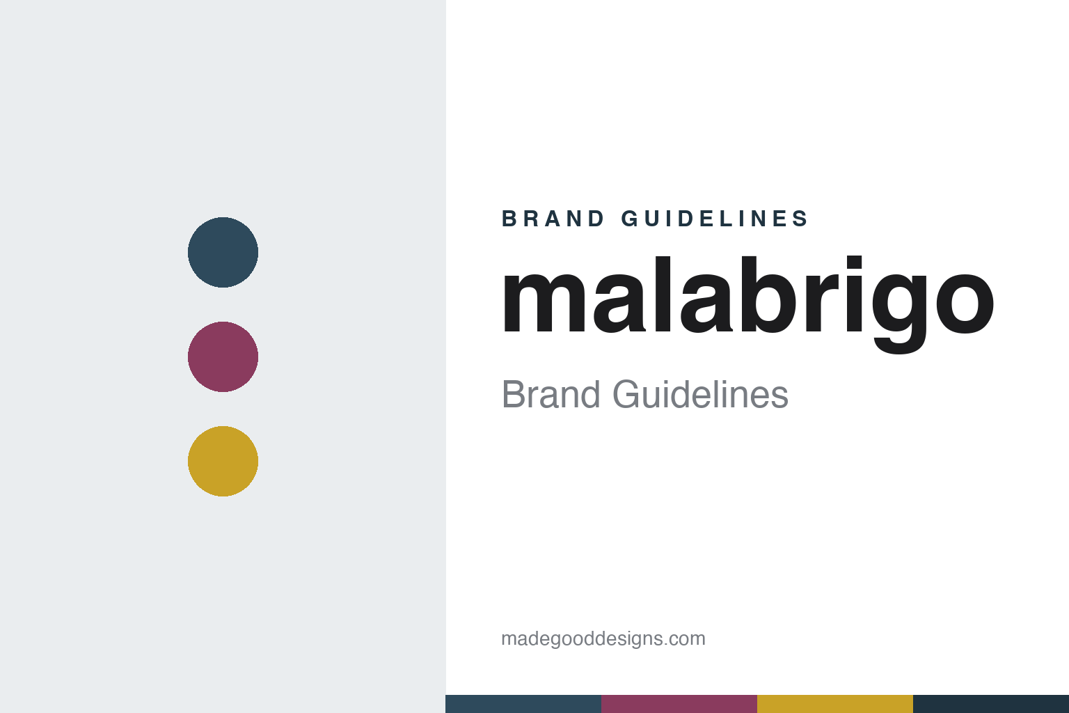malabrigo brand guidelines — abstract colour discs and material texture (original homage; not a malabrigo product or logo)