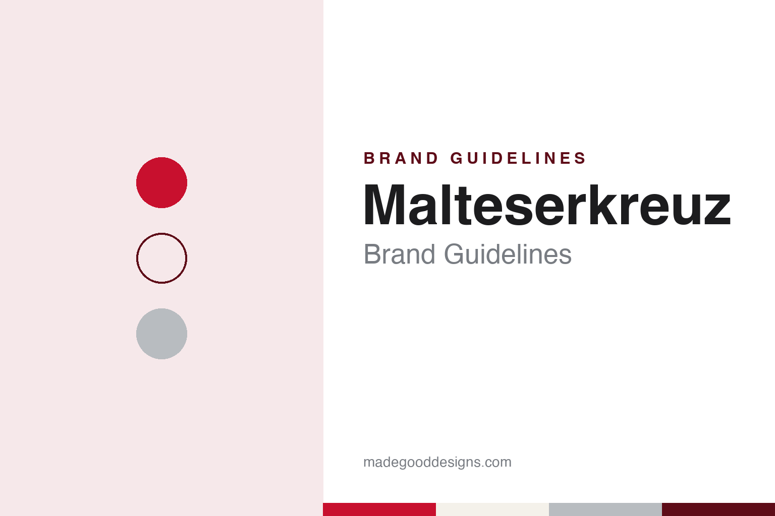 Malteserkreuz Brand Guidelines: The Berlin Aquavit of 1924 Made to a Danish Recipe