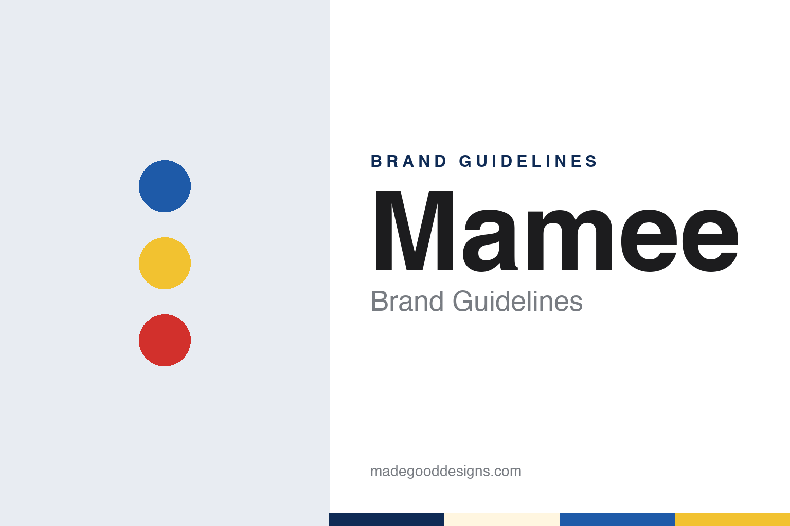 Mamee brand guidelines — abstract colour discs and material texture (original homage; not a Mamee product or logo)