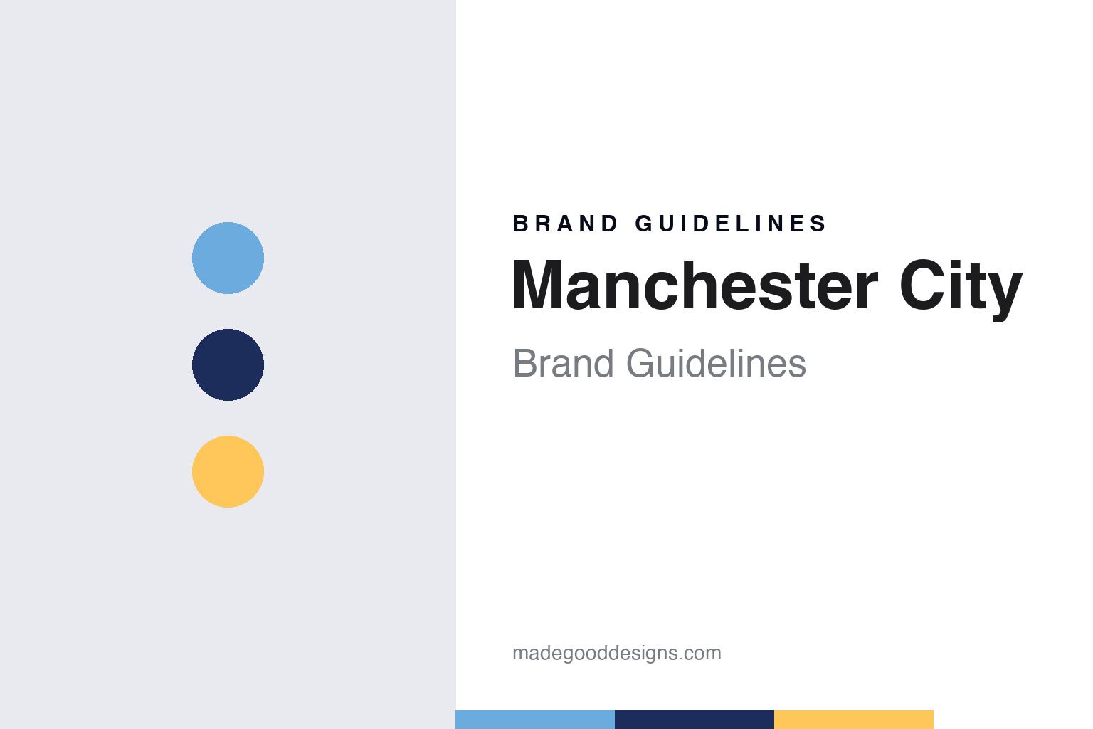 Manchester City brand guidelines — abstract colour discs and material texture (original homage; not a Manchester City product or logo)