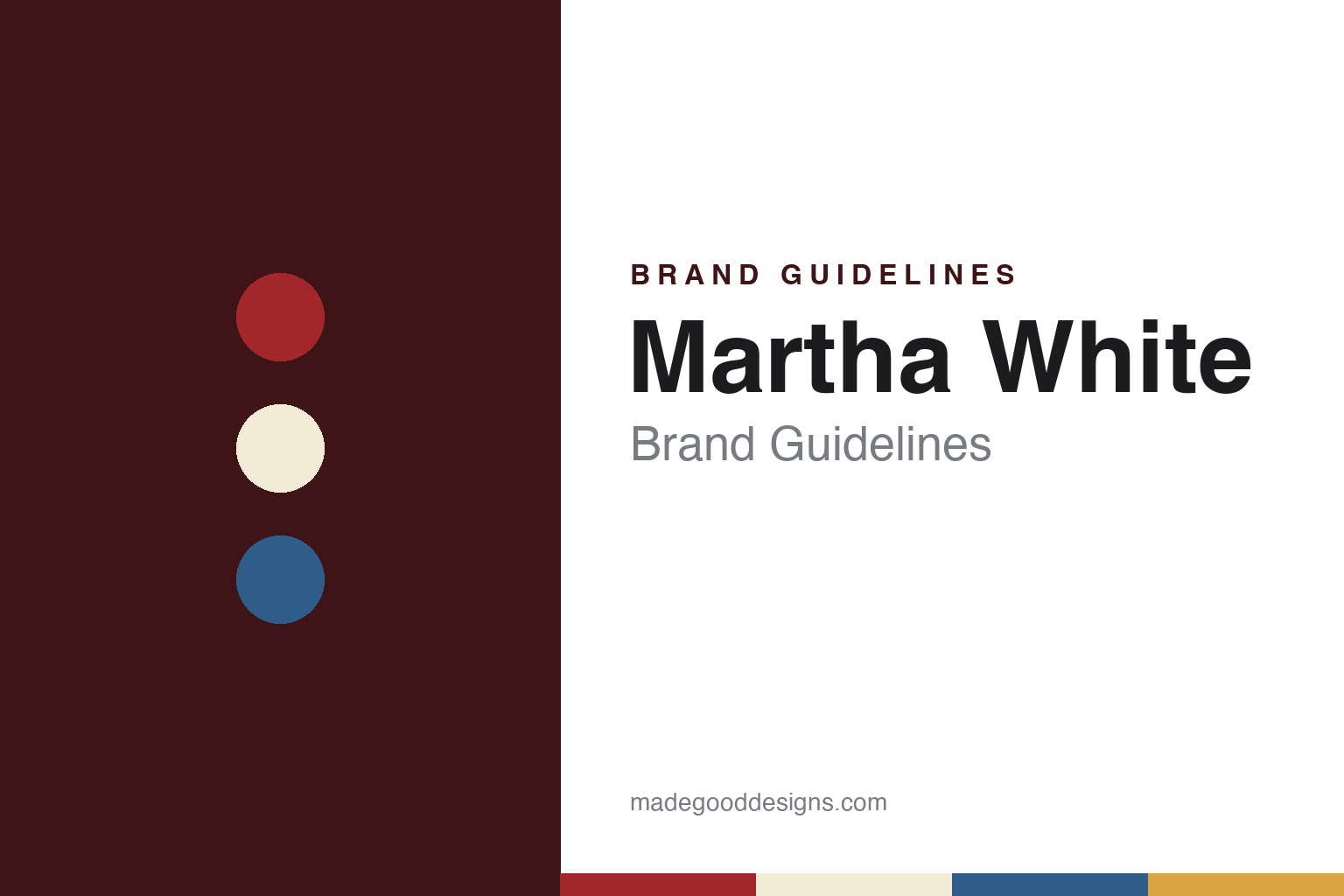 Martha White Brand Guidelines: A Nashville Flour Named for a Miller’s Daughter