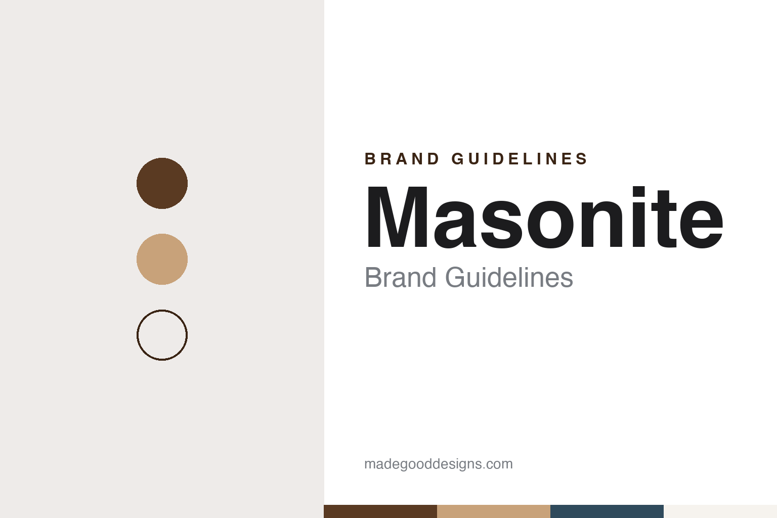 Masonite Brand Guidelines: From Laurel Hardboard to Doors