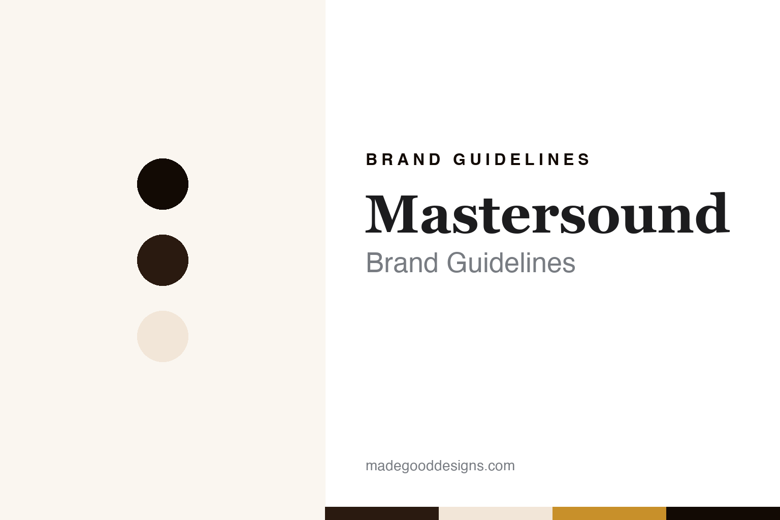 Mastersound Brand Guidelines: The Sanavio Family’s Hand-Wound Class A Amplifiers