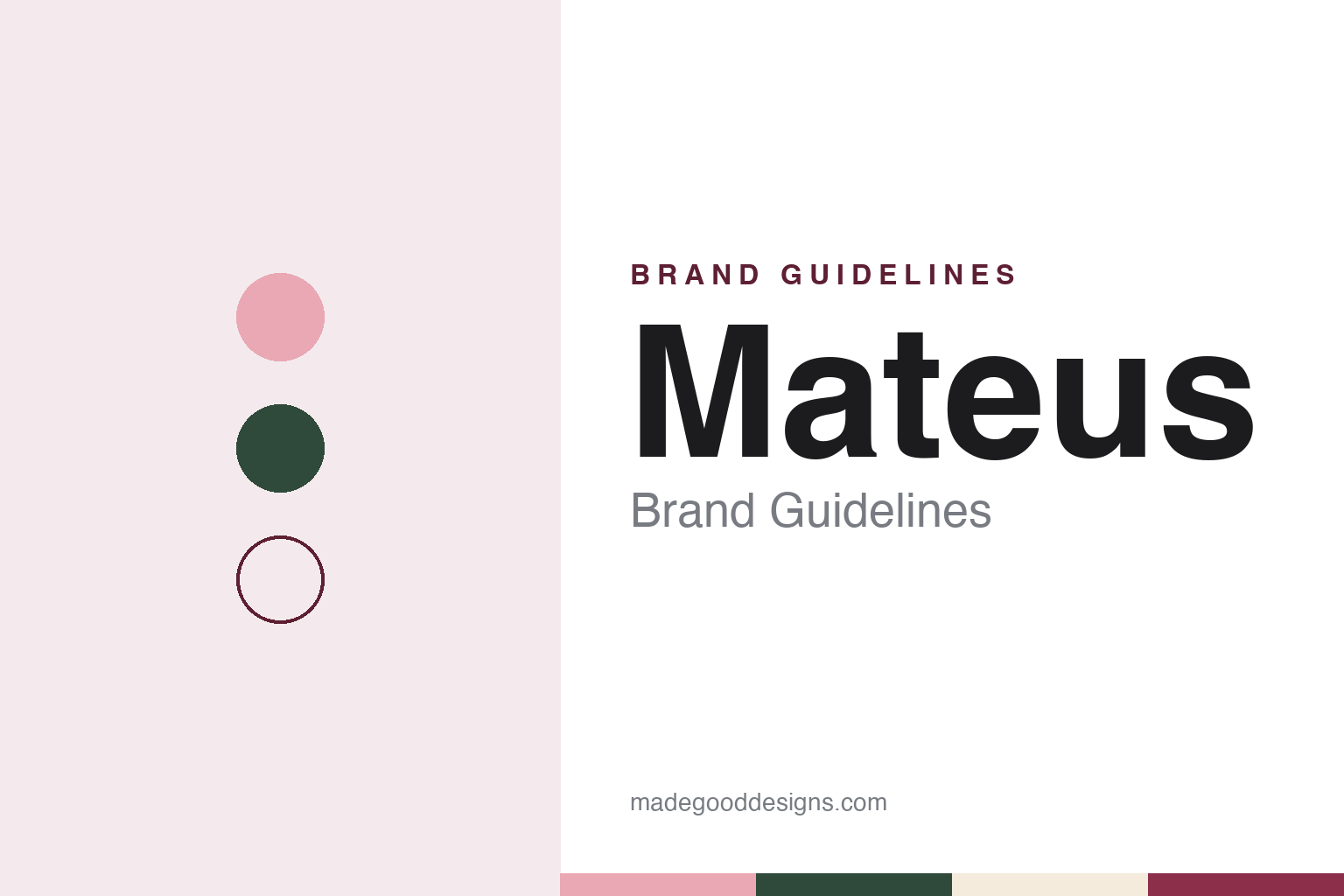 Mateus Brand Guidelines: Sogrape’s Flask-Bottled Rosé With a Palace on the Label, 1942