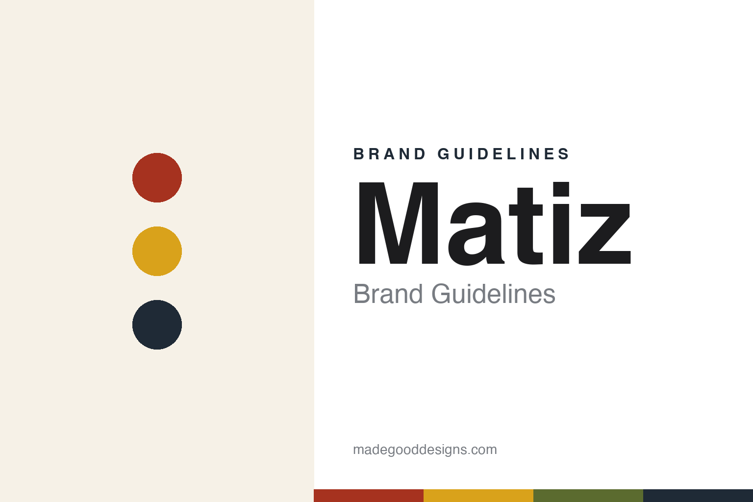 Matiz brand guidelines — abstract colour discs and material texture (original homage; not a Matiz product or logo)