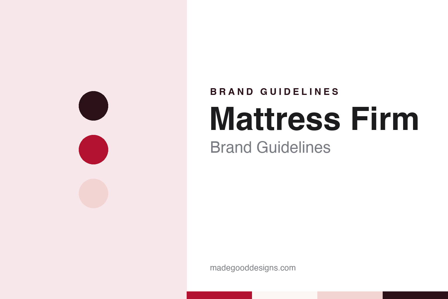 Mattress Firm Brand Guidelines: The Houston Bed Store Chain Now Owned by Somnigroup