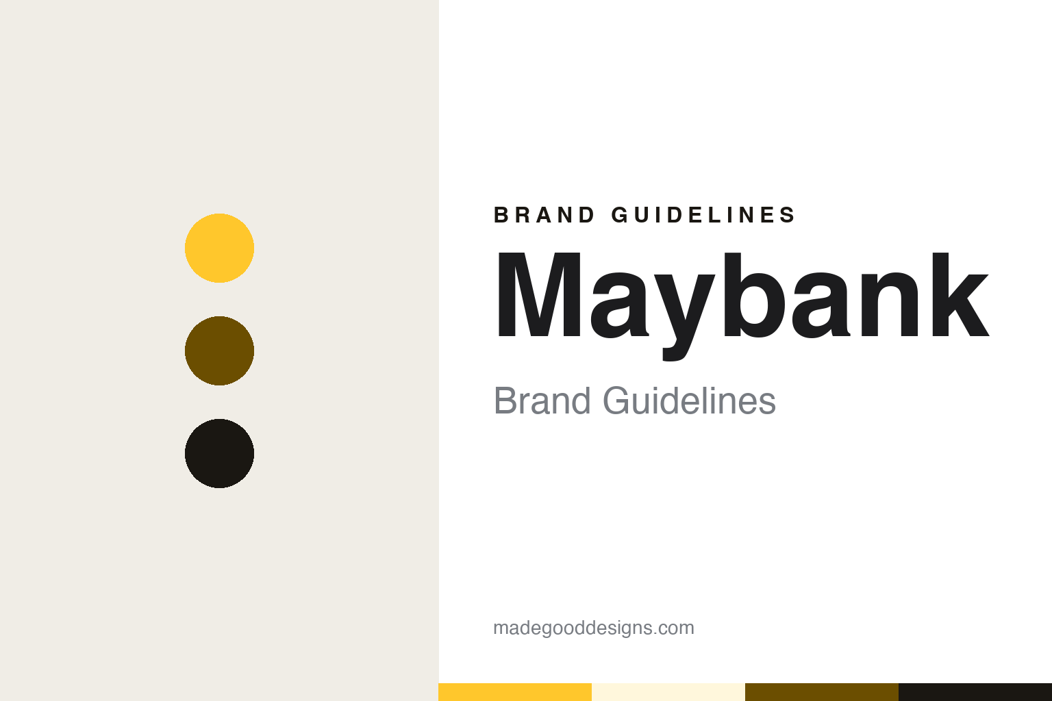 Maybank brand guidelines — abstract colour discs and material texture (original homage; not a Maybank product or logo)